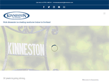 Tablet Screenshot of kinneston.com
